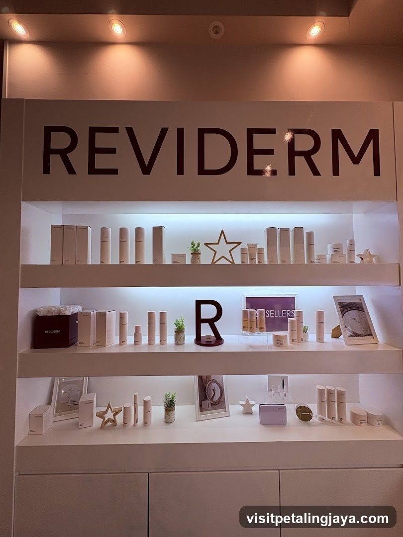 Reviderm Product Display