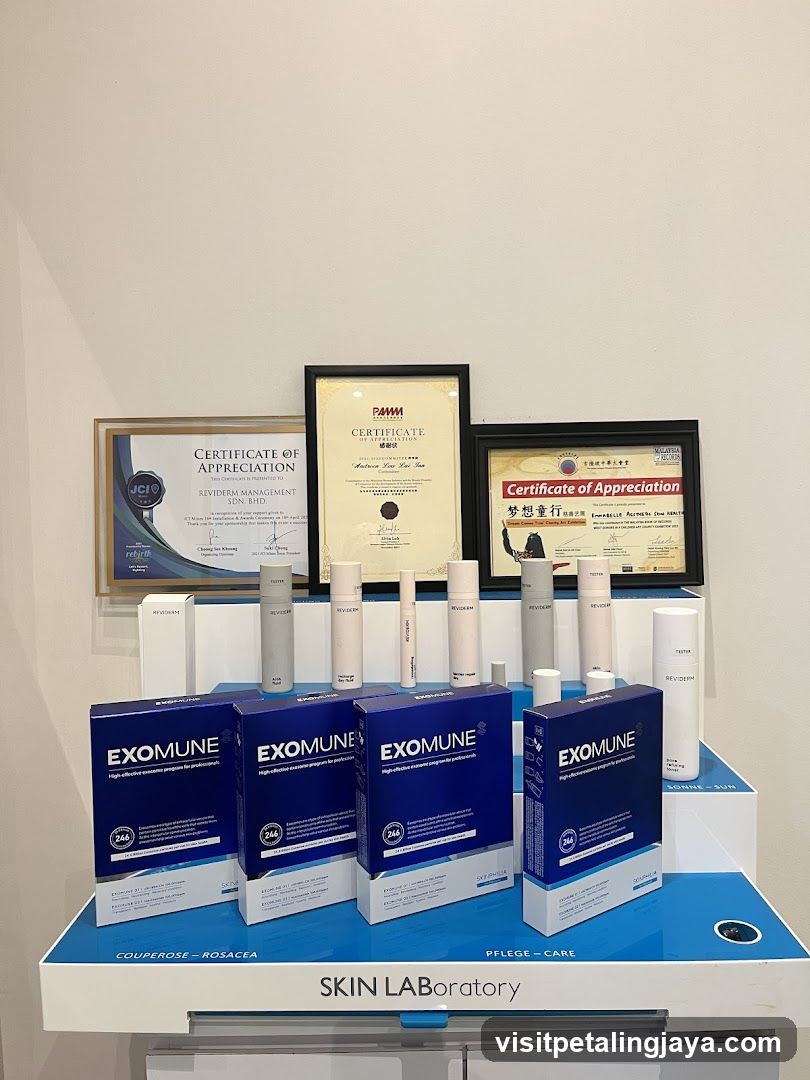 Skin Laboratory Product Display