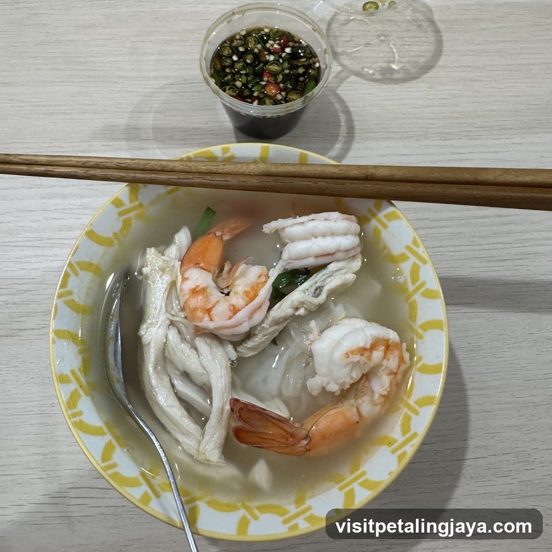 Shrimp Noodle Soup Bowl