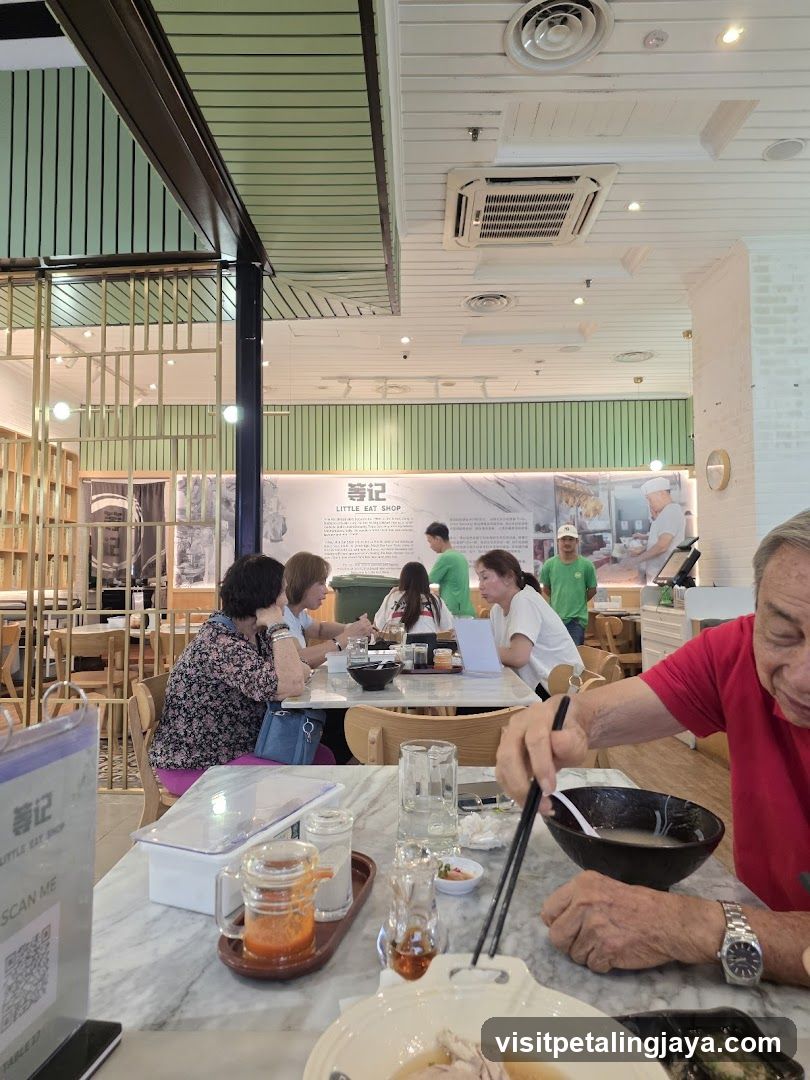 Dining at Little Eat Shop