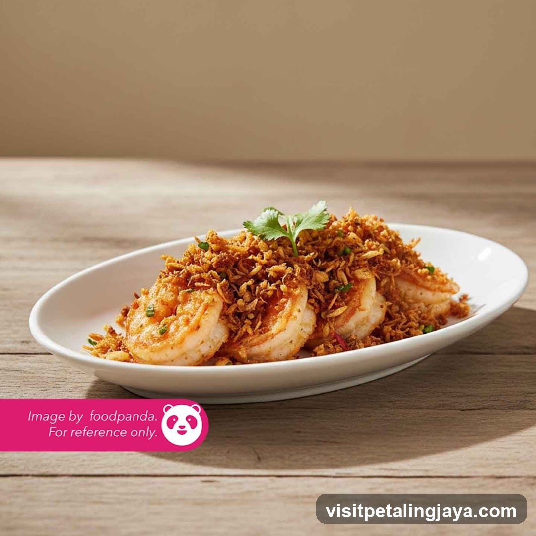 Fried Shrimp with Crispy Topping