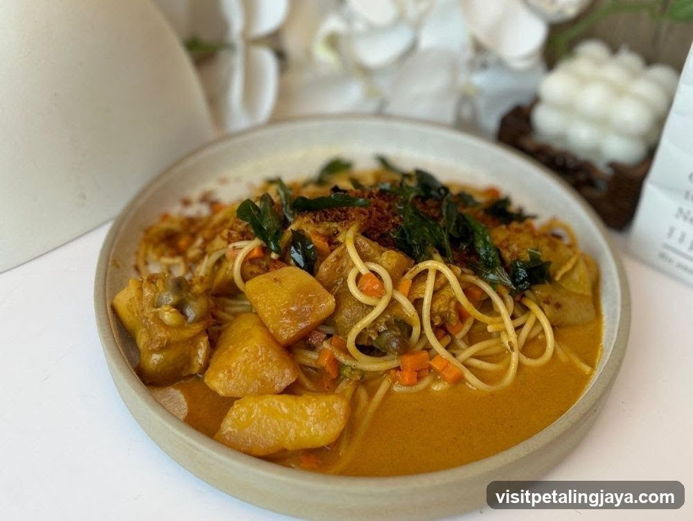 Curry Noodles with Chicken and Potatoes
