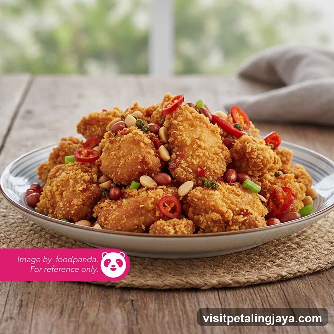Crispy Fried Chicken with Peanuts and Chili