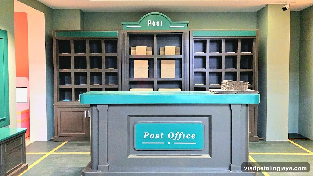 Post Office Interior Scene