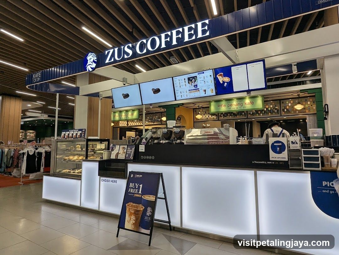 Zus Coffee Kiosk Interior