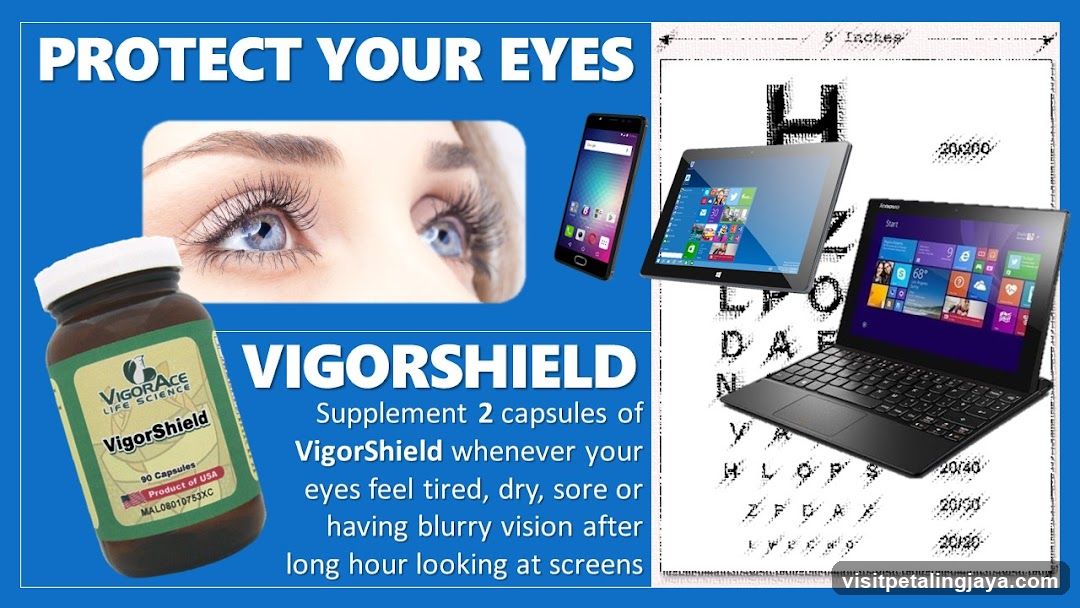 Protect Your Eyes - VigorShield Supplement Ad