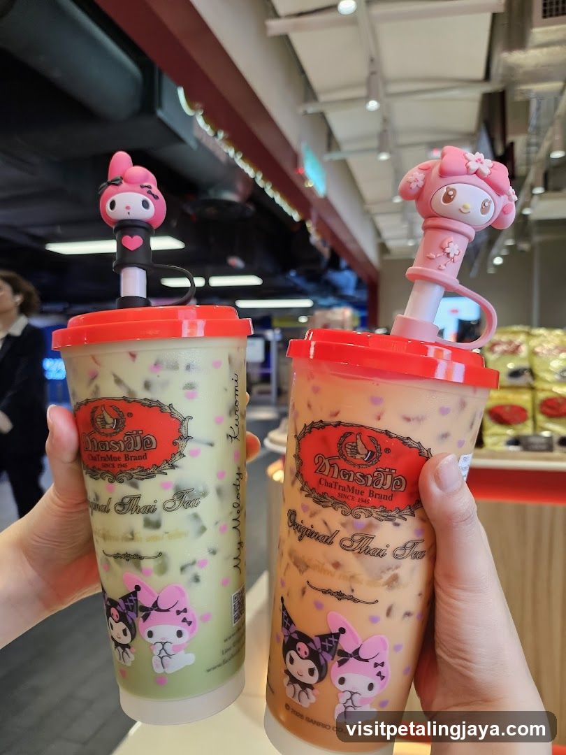 Thaimue Brand Thai Tea with Sanrio Merchandise