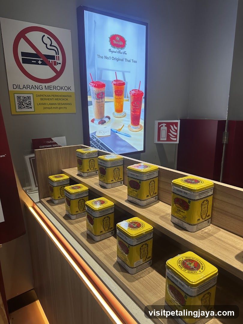 Thai Tea Display