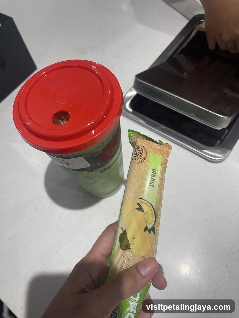 Durian Drink and Snack