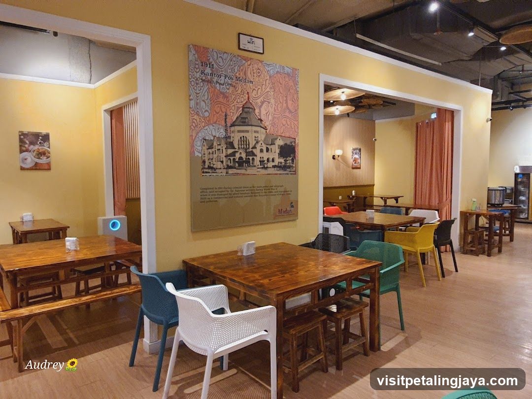 Interior of a cafe or restaurant