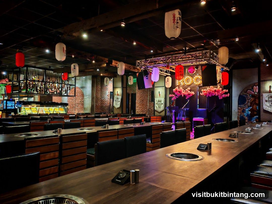 Restaurant Interior with Bar and Seating