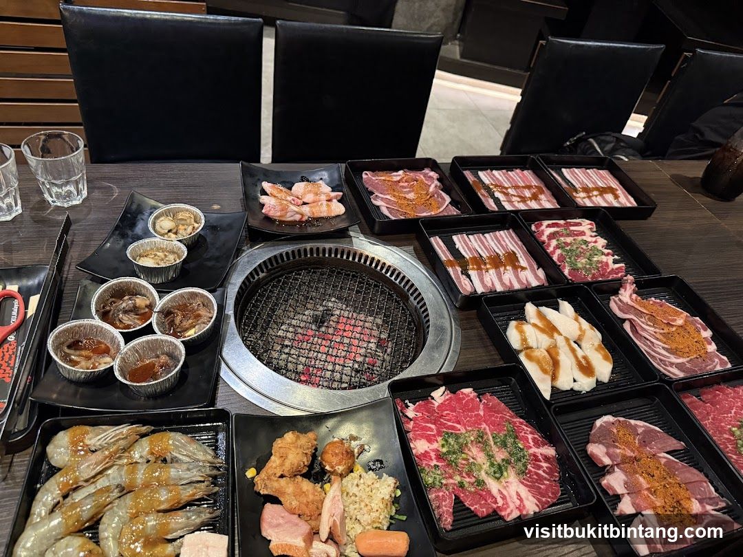 Table Full of Korean BBQ Ingredients