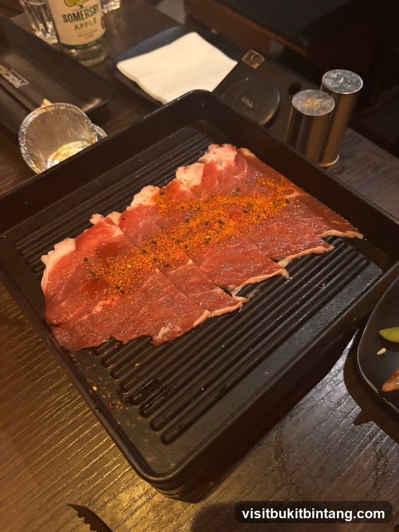 Thinly Sliced Beef with Seasoning