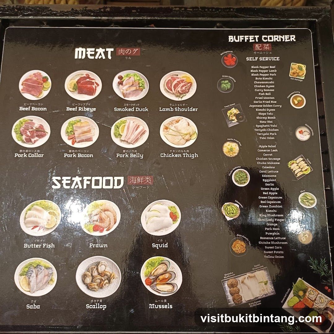 Buffet Menu