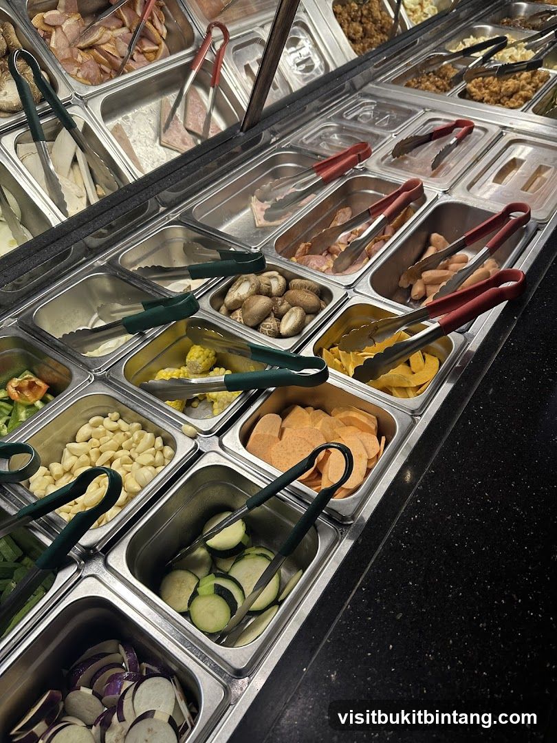Buffet Food Selection