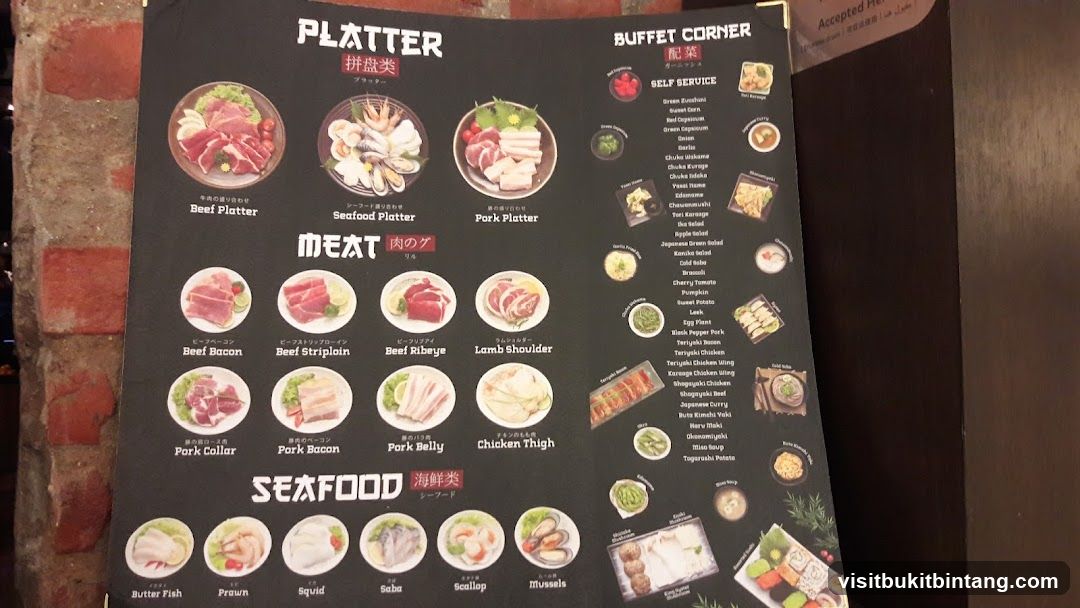 Platter Menu