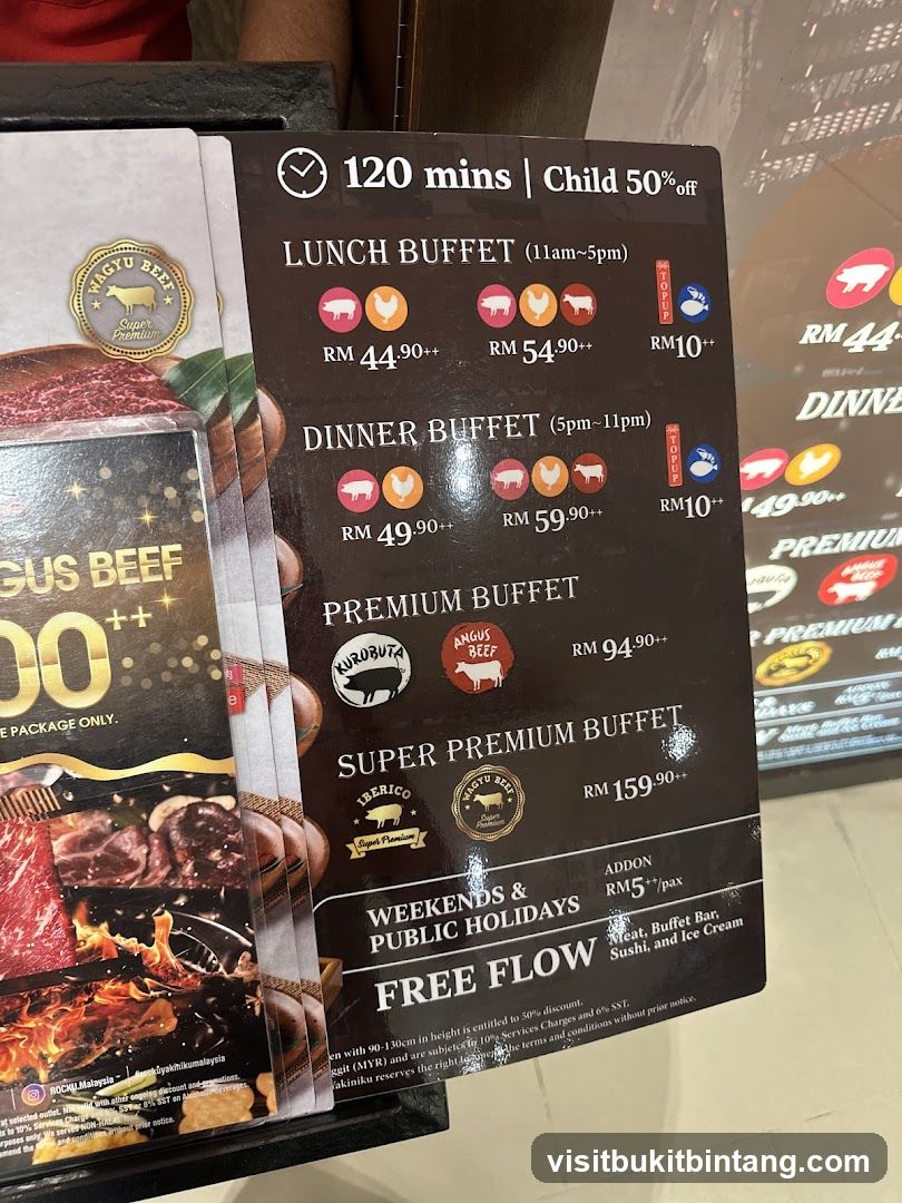 Buffet Menu