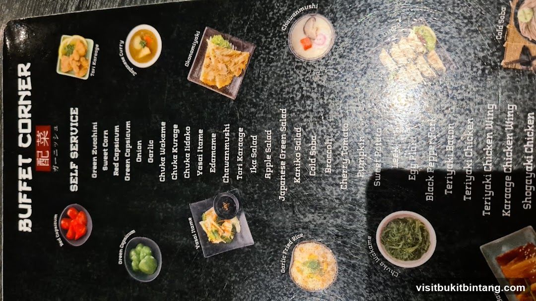 Buffet Corner Menu