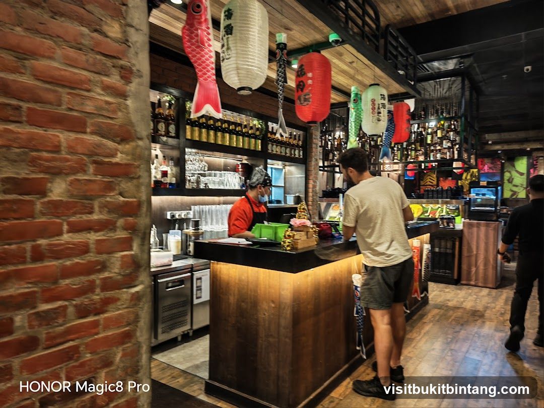Bar Interior with Patrons