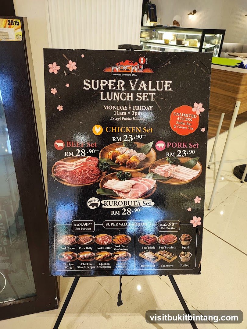 Super Value Lunch Set Menu