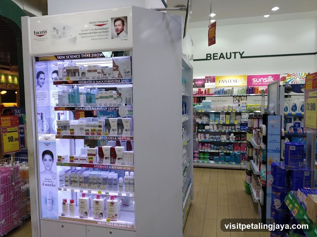 Eucerin Display in Beauty Section