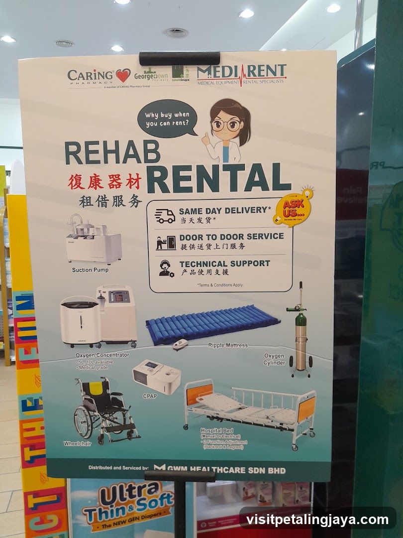 Rehab Equipment Rental Advertisement