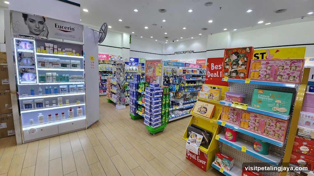 Interior of a pharmacy or drugstore