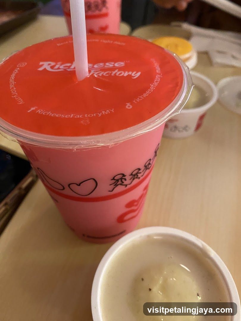 Rich Cheese Factory Drink and Side Dish