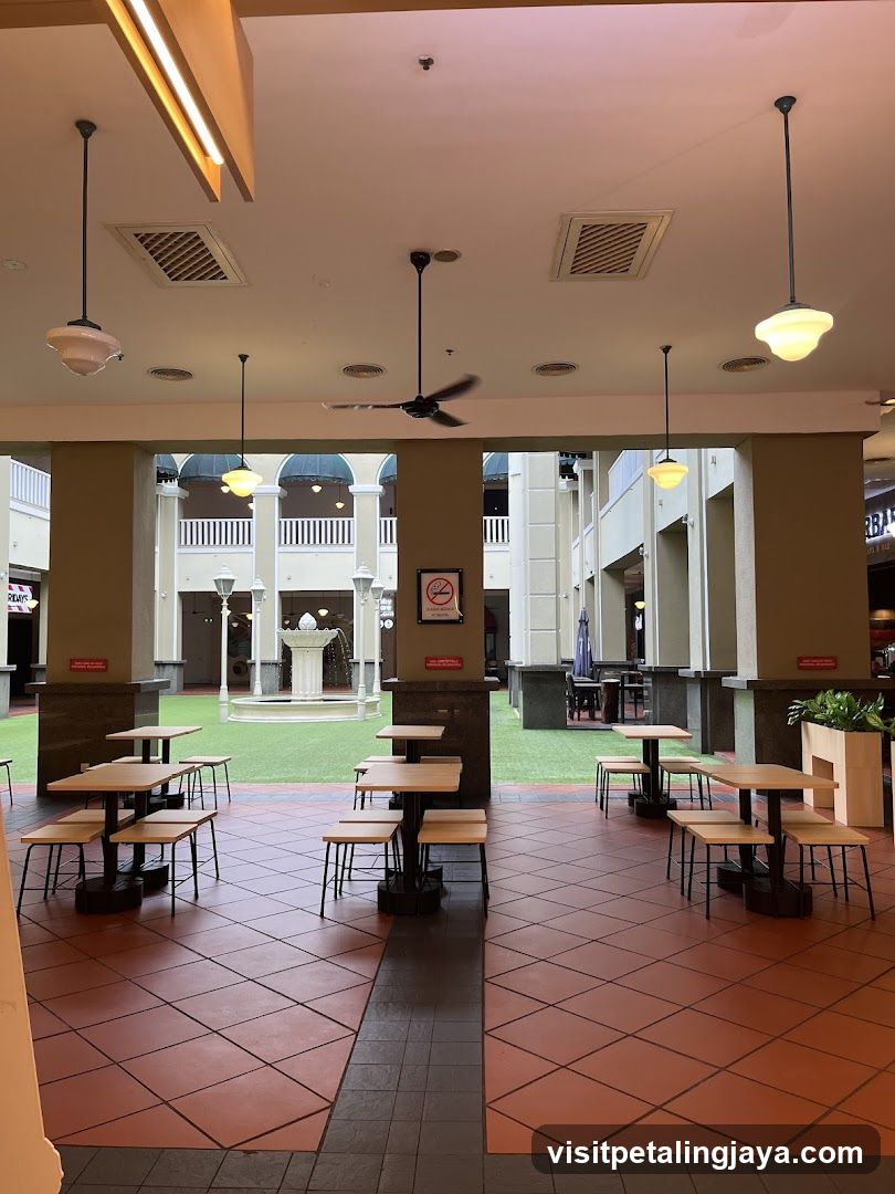 Indoor Food Court Area