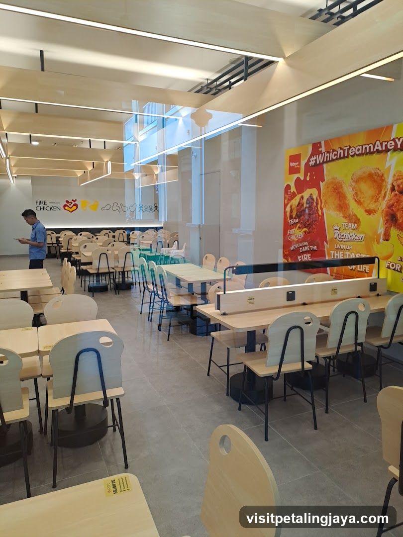Fried Chicken Restaurant Interior