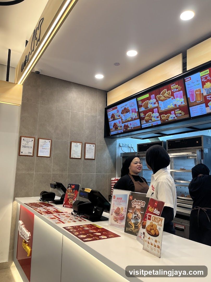 Fast Food Counter Interior