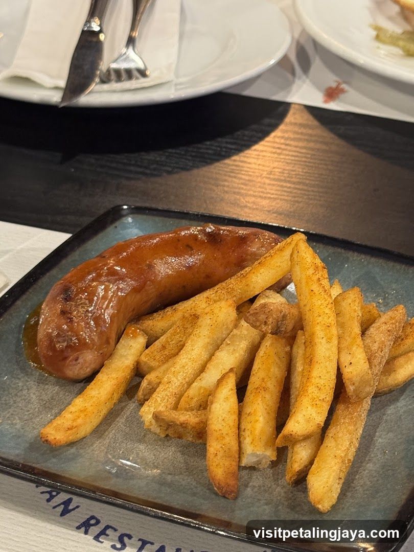 Sausage and Fries Plate