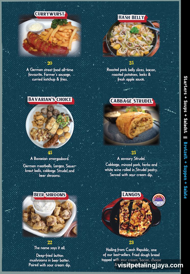 Czech Street Food Menu