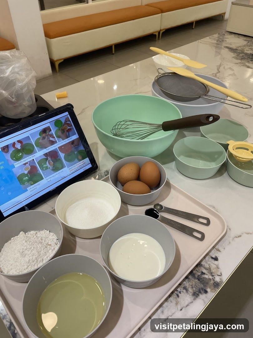 Baking Preparation Setup