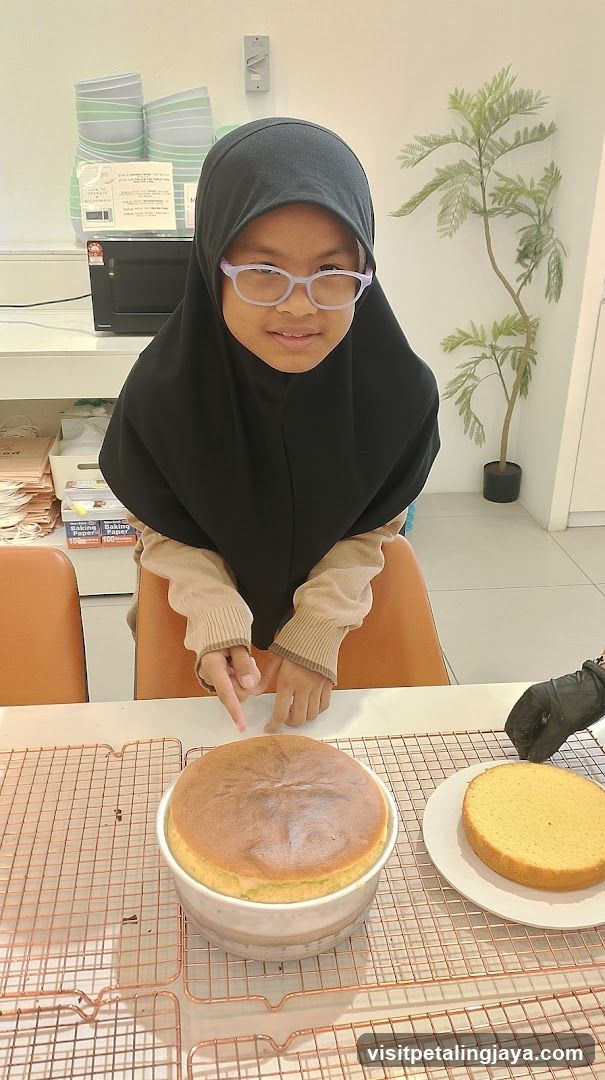 Baking Scene with Cake