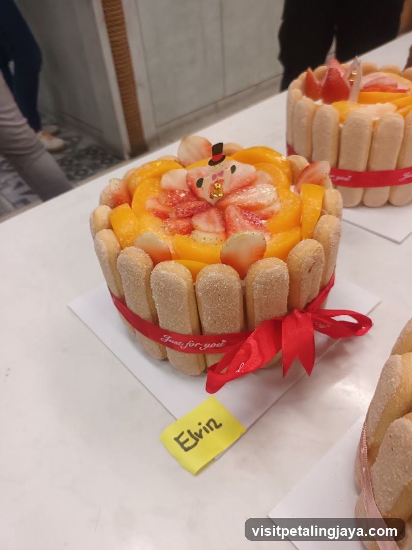 Fruit Cake Display