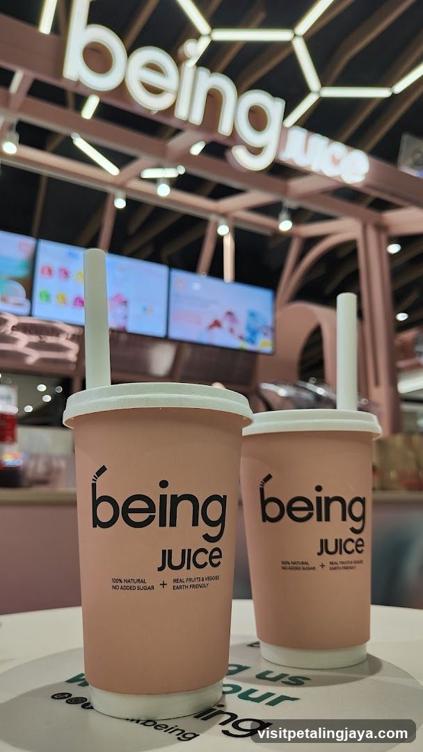being juice cups on table