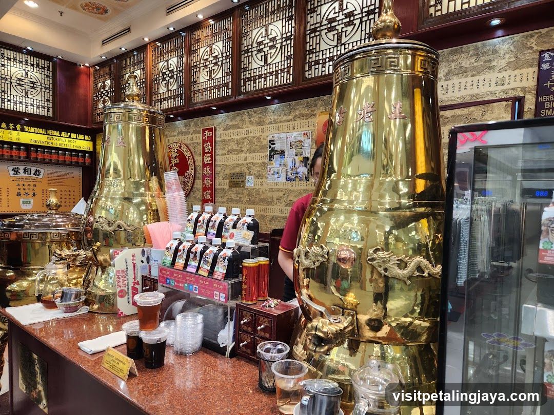 Traditional Chinese Tea Shop Interior