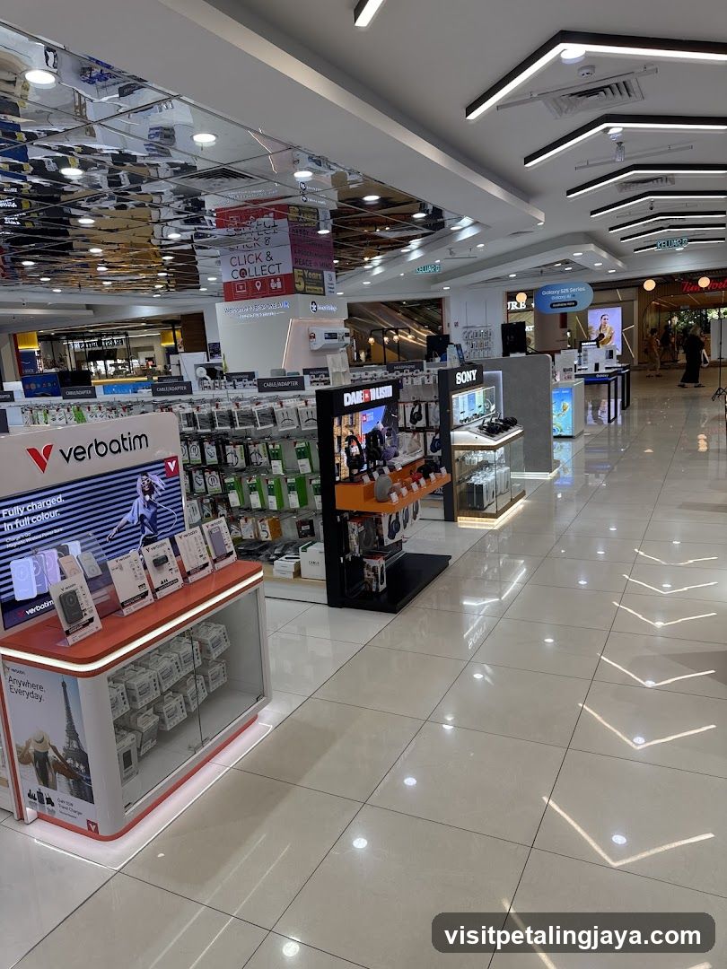 Electronics Store Interior