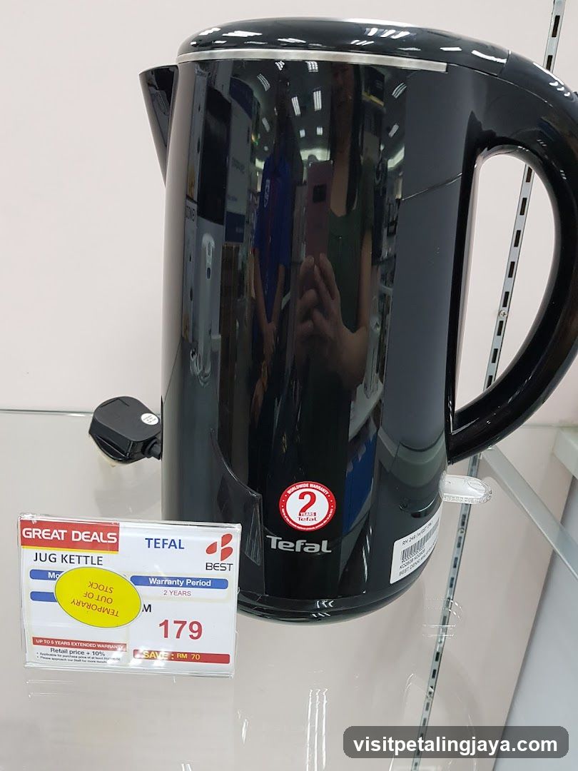 Tefal Jug Kettle Display