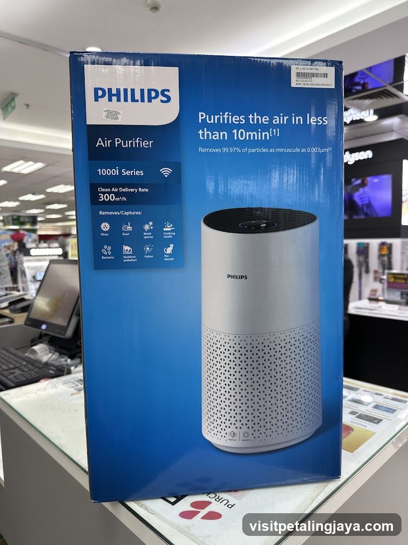 Philips Air Purifier Box in Store