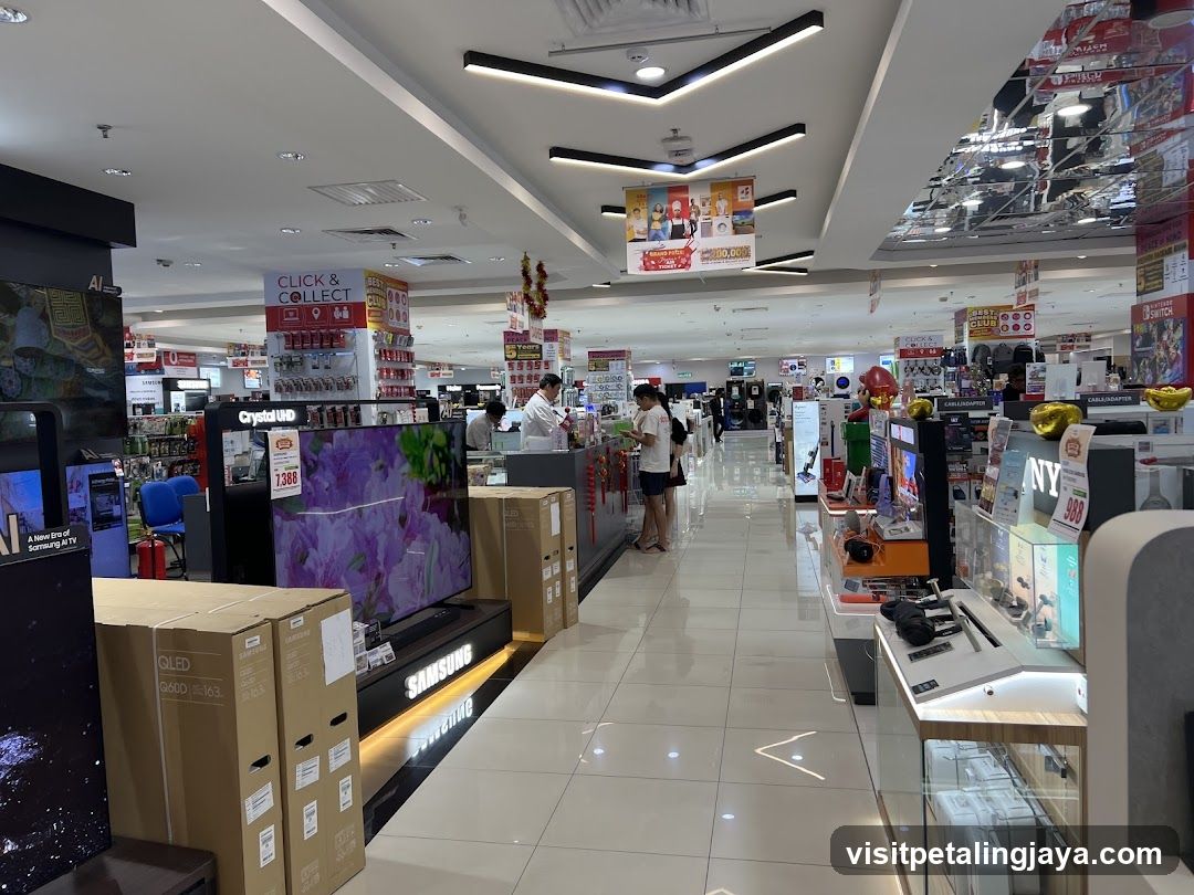 Electronics Store Interior