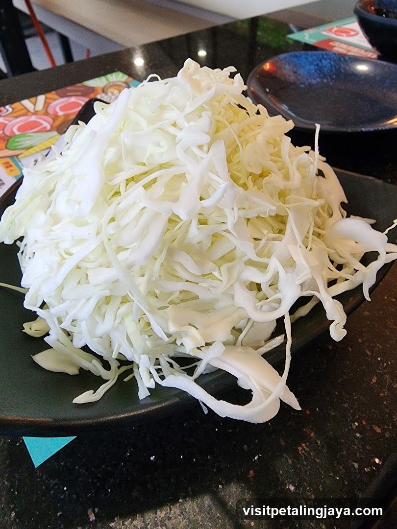 Shredded Cabbage on a Plate