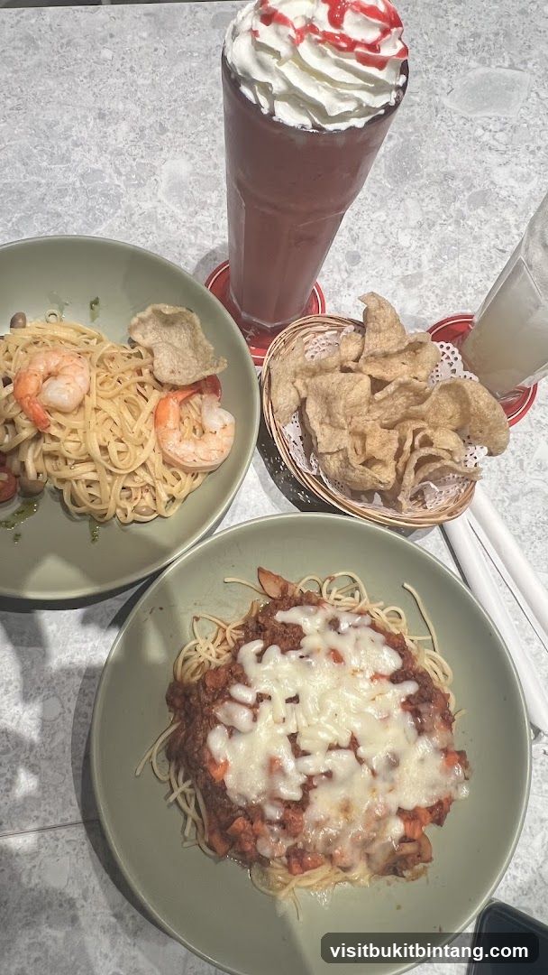Pasta and Drink