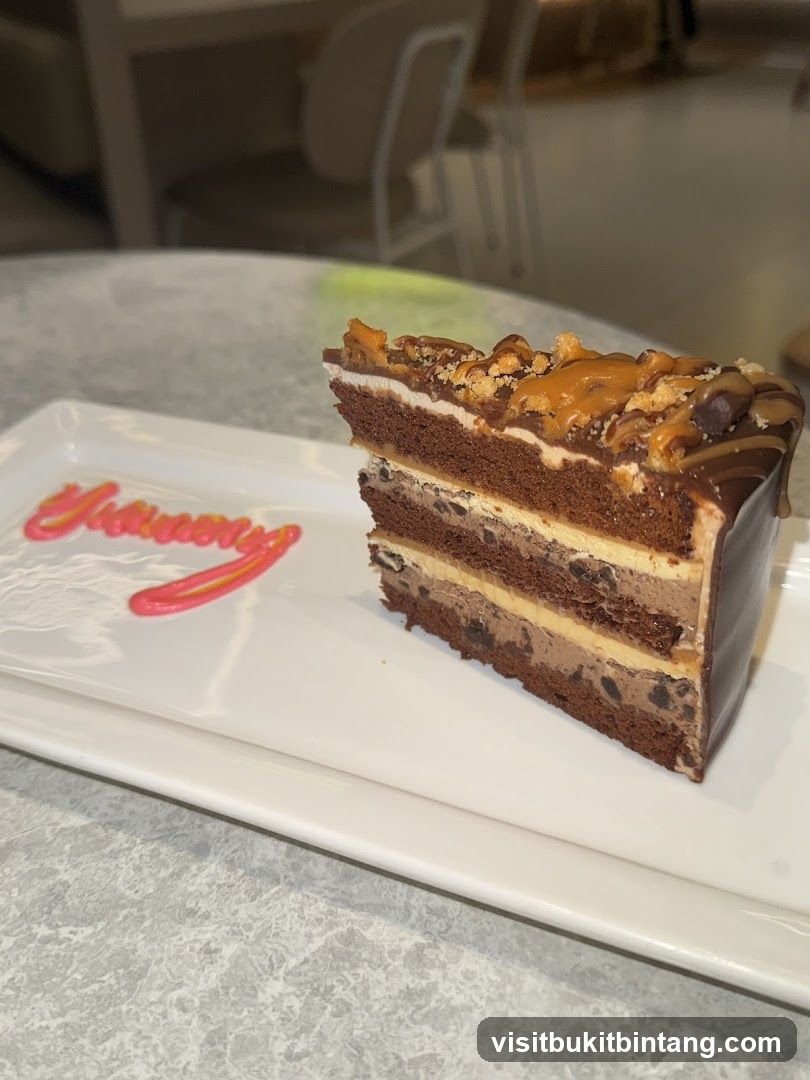 Slice of Chocolate Cake