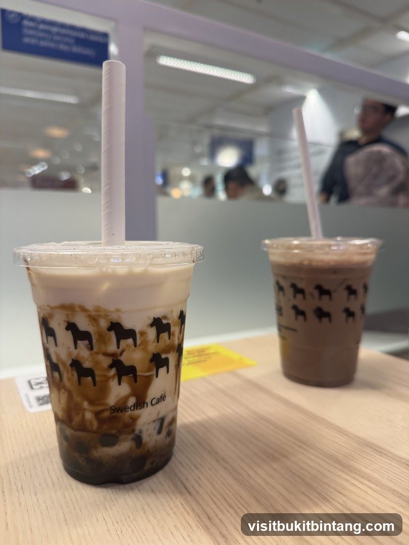 Two drinks from Swedish Cafe