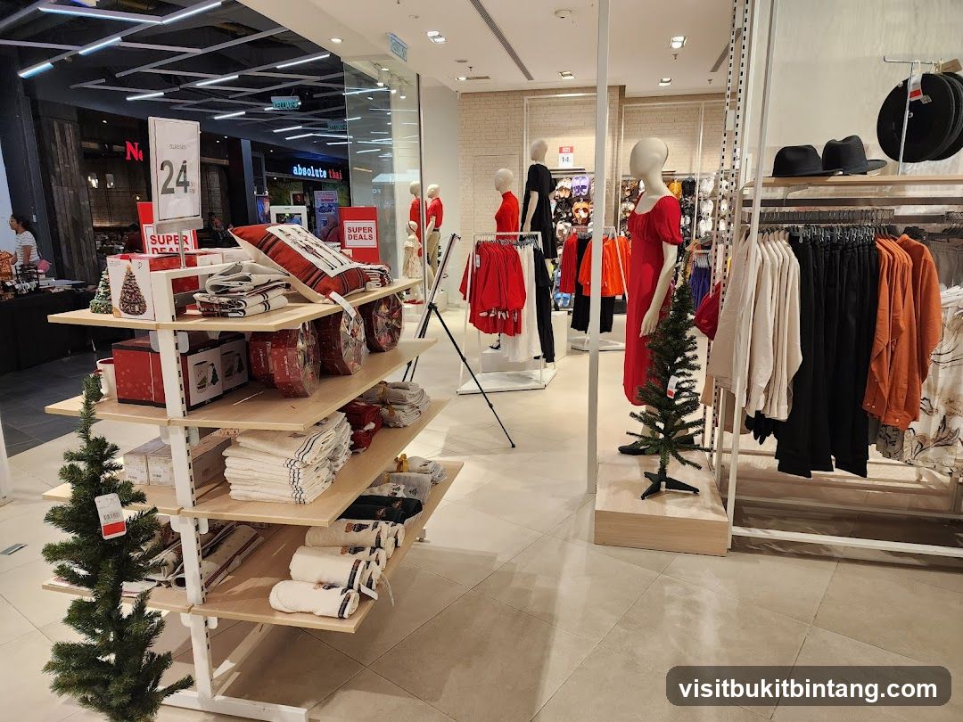 Christmas Display in a Retail Store