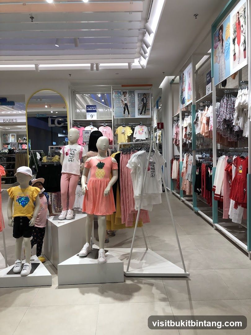 Children's Clothing Store Display
