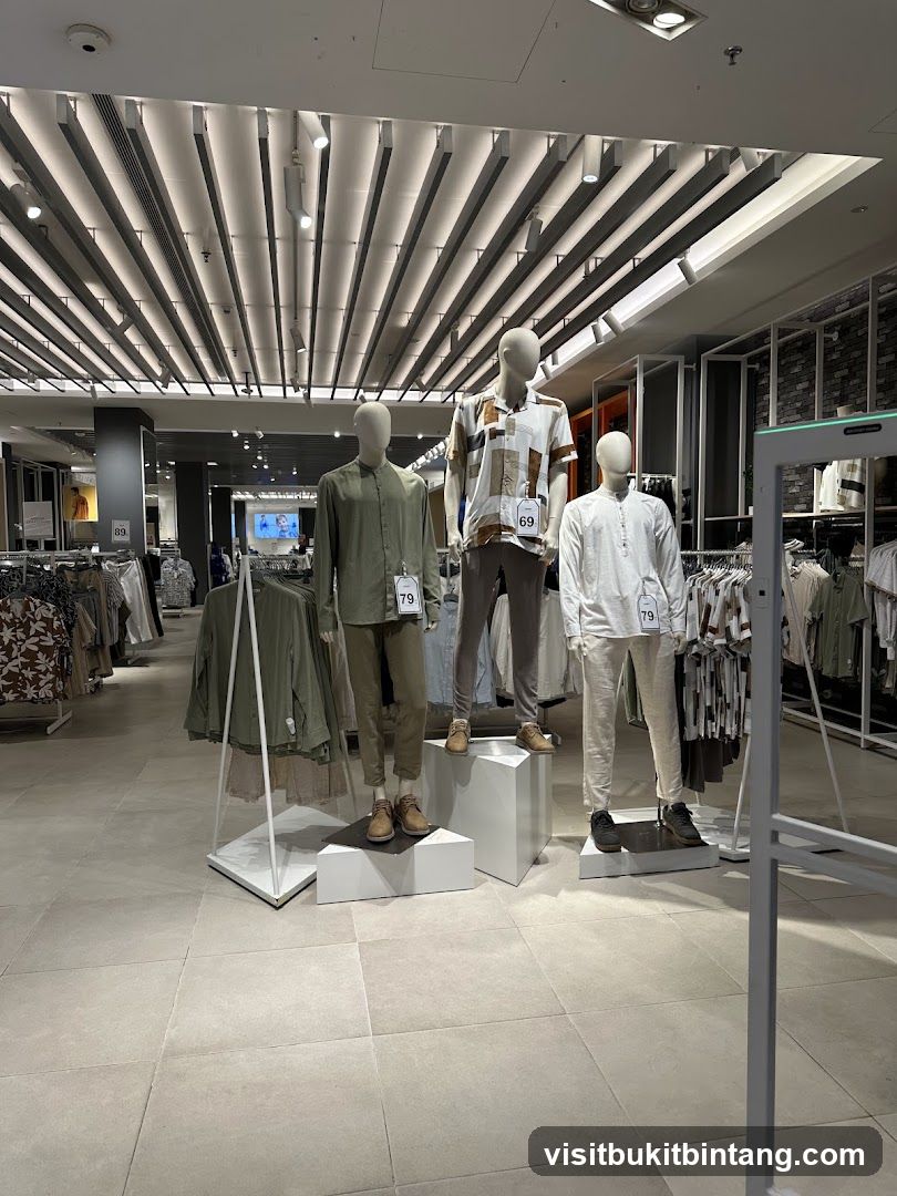 Mannequins in a clothing store