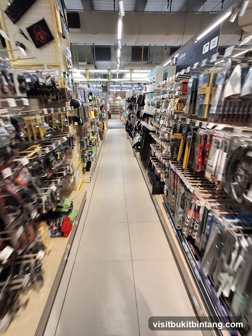 Aisle in a store